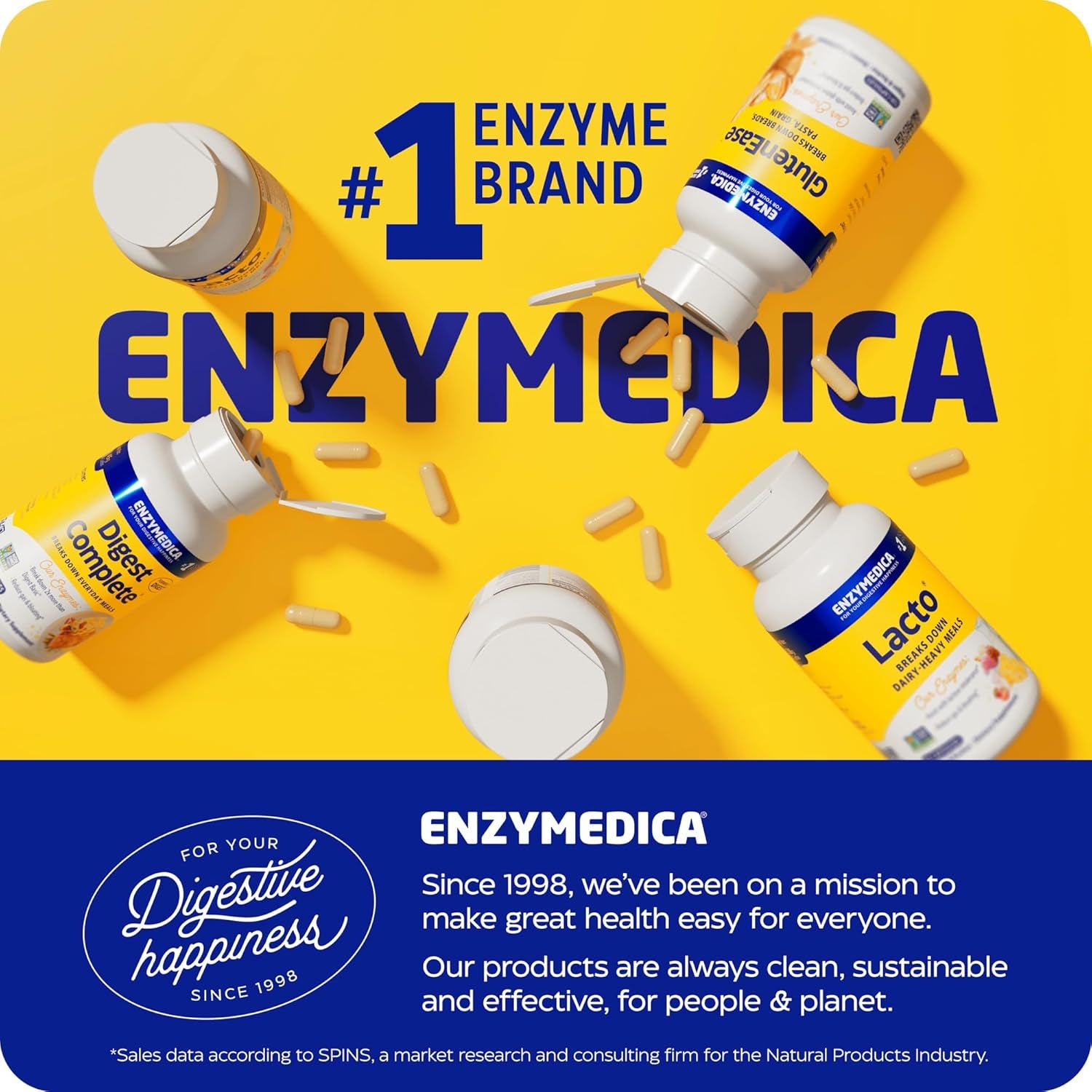 , Glutenease Extra Strength, Maximum Potency Digestive Enzymes, Supports Gluten & Casein Intolerance, 30 Count