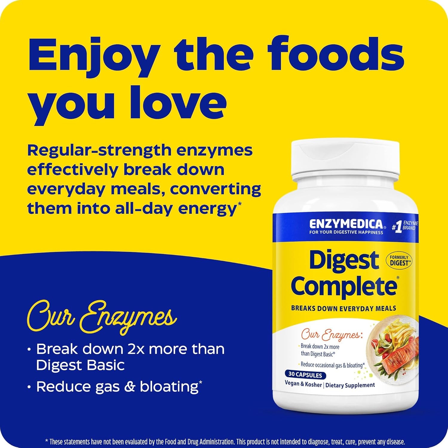 - Digest, Complete Digestive Enzyme Formula, 30 Capsules