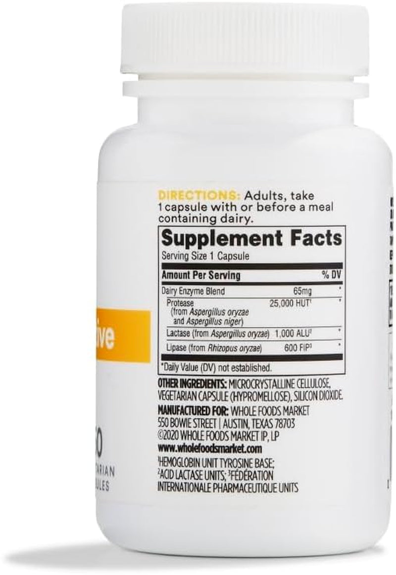, Dairy Digestive Enzymes, 60 Count