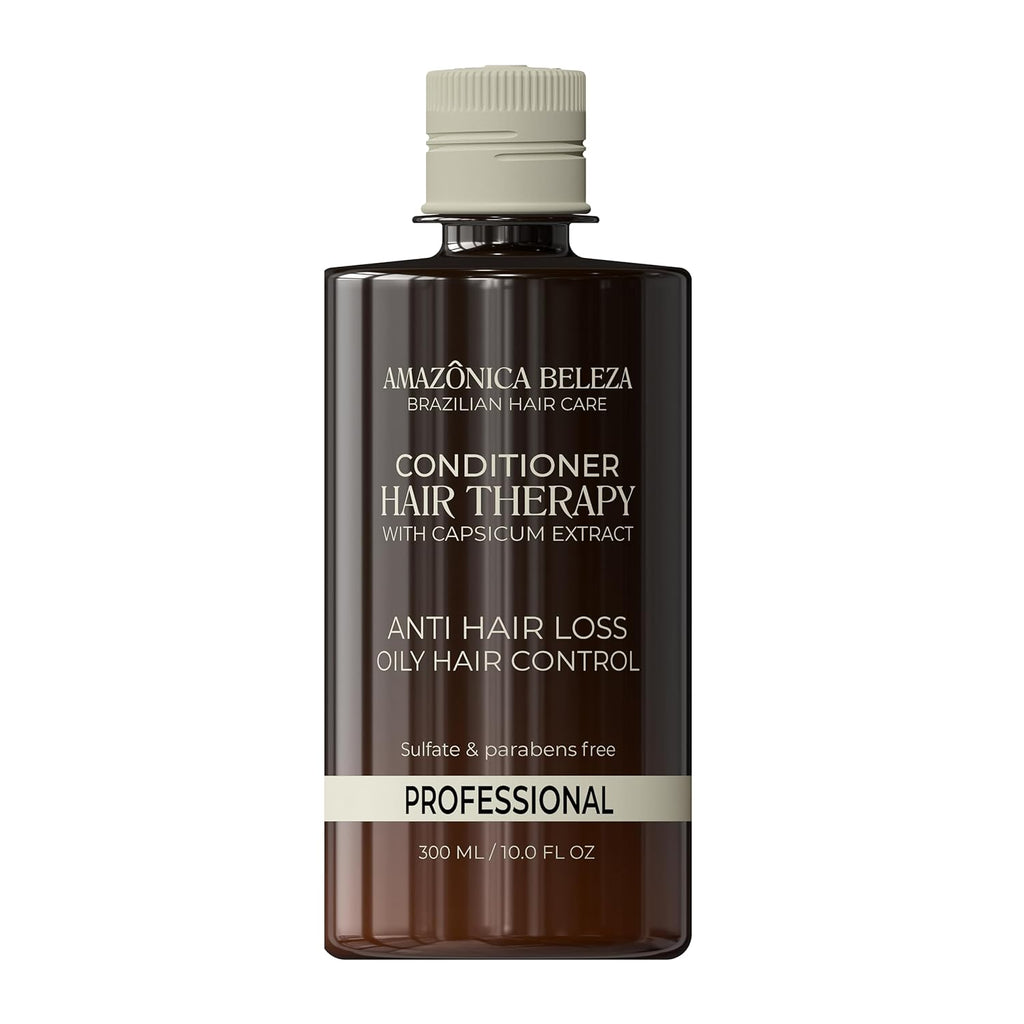AMAZONICA BELEZA Hair Therapy Kit - Shampoo, Conditioner, Hair Mask (300Ml/10.1 Oz) | Professional Line | Removes Oiliness, Prevents Hair Loss, Promotes Growth