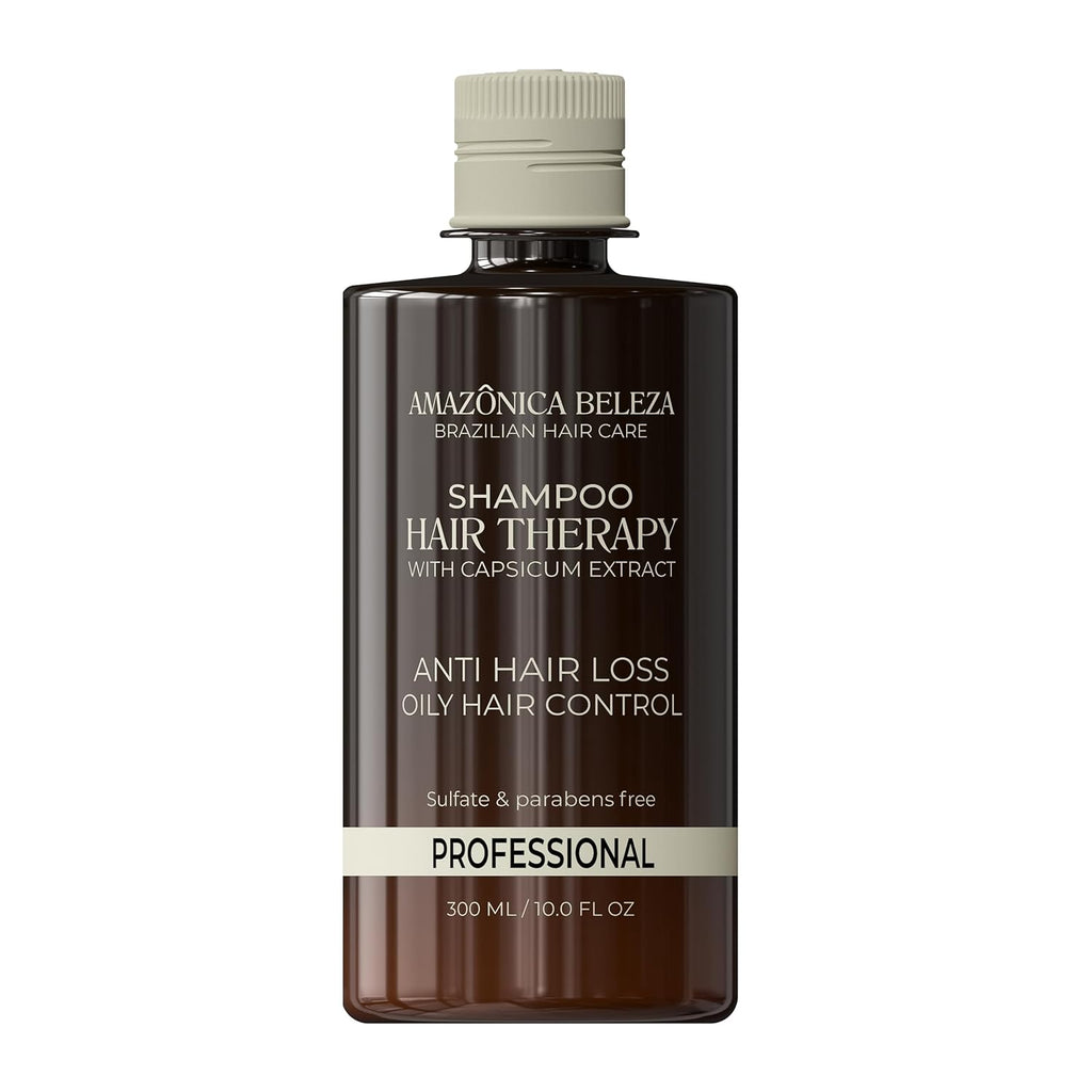 AMAZONICA BELEZA Hair Therapy Kit - Shampoo, Conditioner, Hair Mask (300Ml/10.1 Oz) | Professional Line | Removes Oiliness, Prevents Hair Loss, Promotes Growth