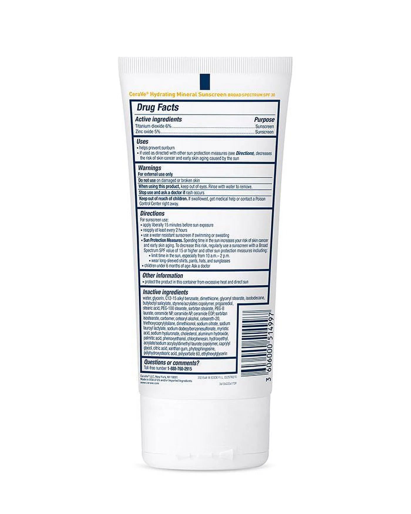 Sunscreen Body Lotion SPF 30 5 Oz