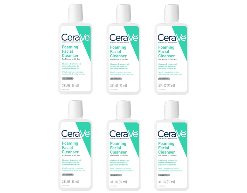 Foaming Facial Cleanser, 3 Oz (Pack of 6)