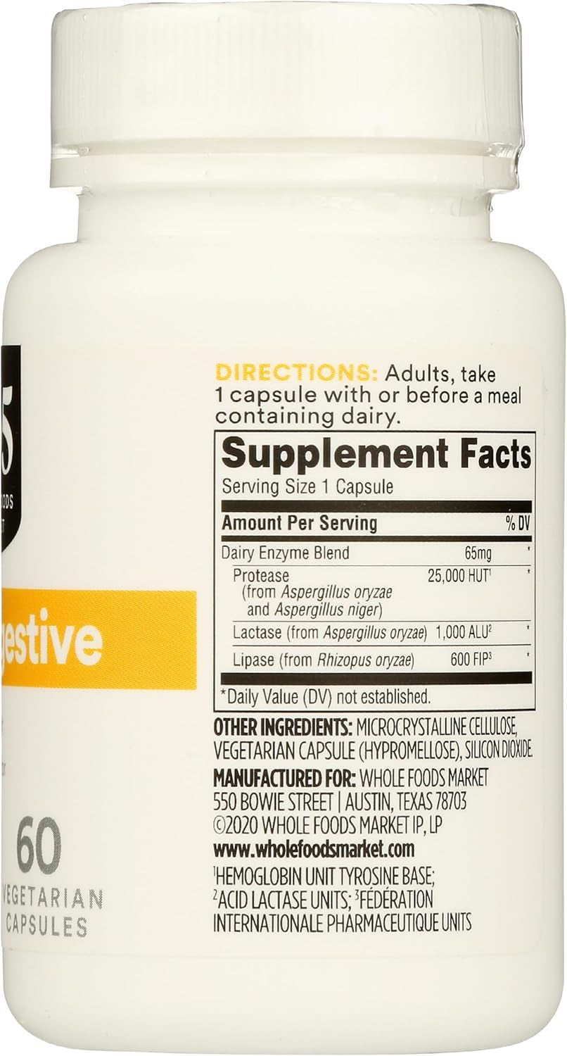 , Dairy Digestive Enzymes, 60 Count