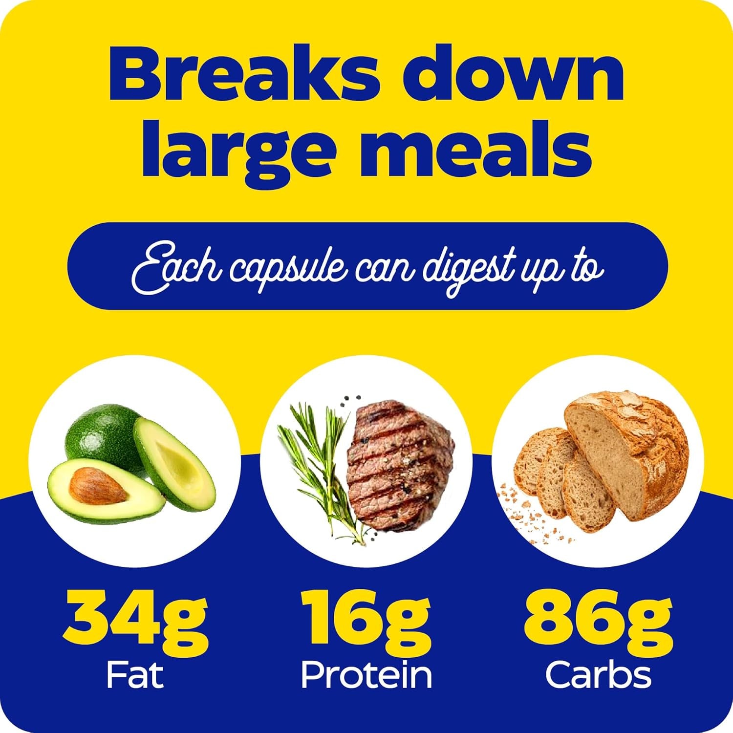 Digest Gold + Atpro, Maximum Strength Digestive Enzymes, Helps Digest Large Meals, for Gas and Bloating, 240 Capsules
