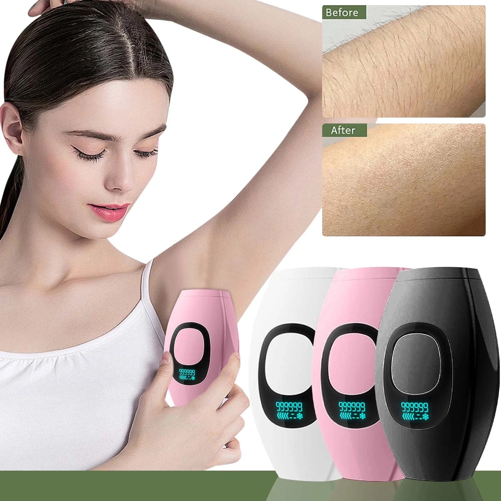 Permanent Hair Removal Machine Face & Body Skin Epilator No Pain